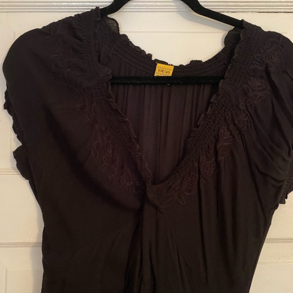 Black bathing suit cover up - Picture 2 of 4